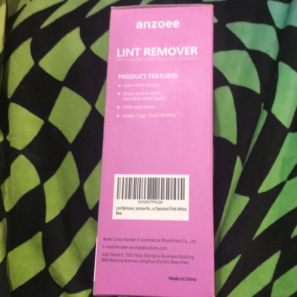 ✨🆕BNIB!Anzoee Pink Lint Remover!SEALED! NEVER OPENED!✨ - Picture 2 of 8